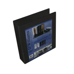 Archivador Oficio Con Press 2 Aros 2 Negro D'Williams