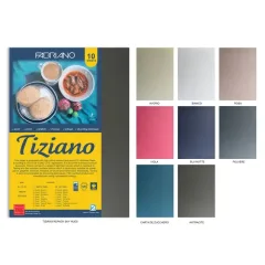 Pliego Cartulina Fabriano Tiziano 160Grs-200Grs. Cielo
