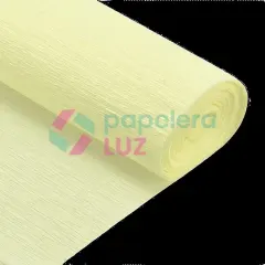Papel Crepe Amarillo Claro