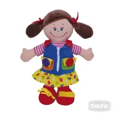 Muñeco Aprendizaje Niña Tela Dactic