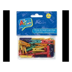 Pinzas Madera 45 Piezas Creative