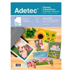 Papel Fotografico Brillante Carta 40H 170Grs Adetec