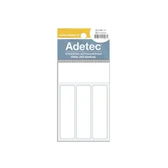 Etiqueta 25X92 Mm Blanca Autoadhesiva 30 Unidades. Adetec
