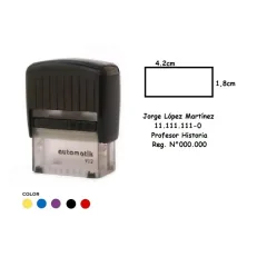 Timbre Modelo 912 4,6X1,6 Cms