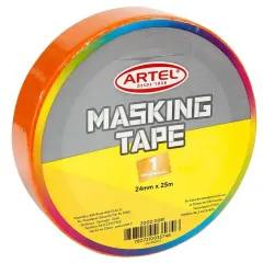 Masking Tape 24X25 Anaranjado Artel