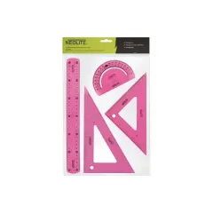 Set Geometria 4 Piezas 30 Cms Neolite