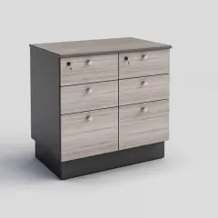 Mueble Base Con 6 Cajones