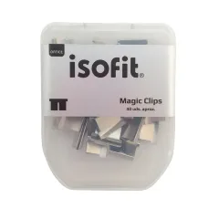 Magic Clips Metalico 4 Mm 40 Unidades.