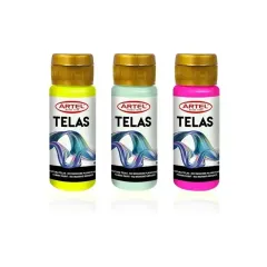 Pintura Telas Artel 60 Mlturqueza