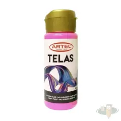 Pintura Telas Artel 60 Ml Neon Rosado