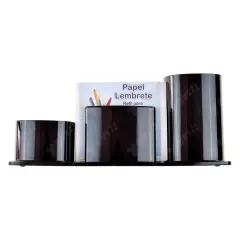 Portalapiz Acrilico Negro Acrimet