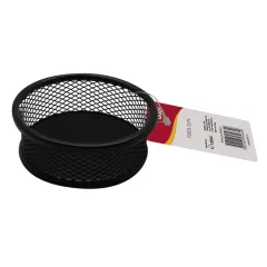 Portaclips Metalico Malla Redondo Negro Isofit