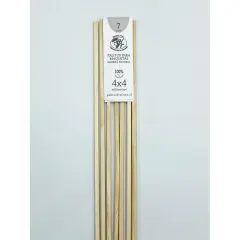 Palo Maqueta 4X4 Mm 7 Unidades. Marbel