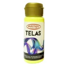Pintura Telas Artel 60 Ml Neon Amarillo
