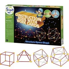 Juego Contruction Rods With Work Cards Gigo