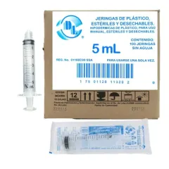 Ciencias Jeringa Desechable 5 Ml Kinder Mix