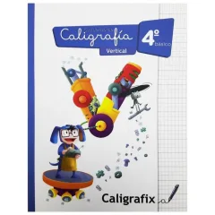 Cuaderno Caligrafia 4°Basico Vertical Caligrafix