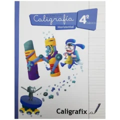 Cuaderno Caligrafia 4°Basico Horizontal Caligrafix