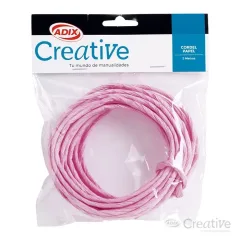 Cordel De Papel Rosado 5 Mt Creative