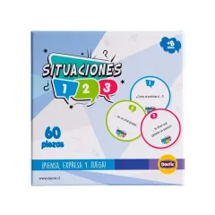 Juego Situaciones 1 2 3 60 Piezas Dactic