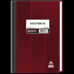 Libro Asistencia 100 Hojas Buho