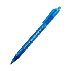 Lapiz Pasta Azul Punta Media Kilometrico Paper Mate(Cuerpo Azul)