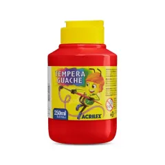 Tempera 250 Ml Gauche Rojo Acrilex