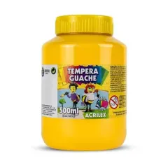 Tempera 500 Ml Guache Amarillo Oro Acrilex