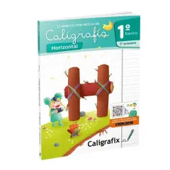 Cuaderno Caligrafia 1°Basico 2°Semestre Horizontal Caligrafix