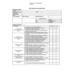 Libro Pei (Plan Especifico Individual) Medio Mayor - Edic. Mis Logros