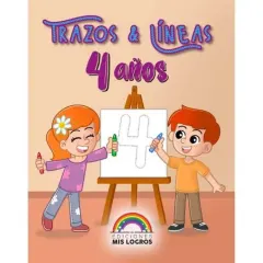 Libro Trabajando Con Trazos Y Lineas 3 A 4 Años - Edic. Mis Logros
