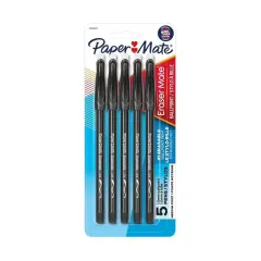 Lapiz Pasta Negro Borrable Paper Mate