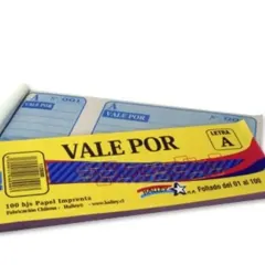 Talonario Halley Vale