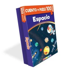 Espacio 100 Pzs Col. Cuento+Puzzle Mundicrom