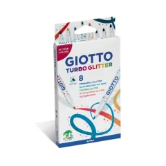 Marcador 12 Col. Turbo Glitter Giotto