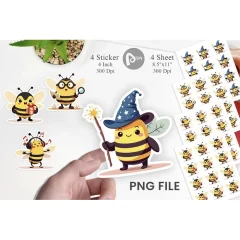 Stickers Decorativo Abeja Creative
