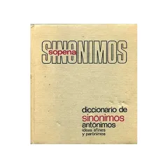 Diccionario Sinonimo- Antonimo Sopena