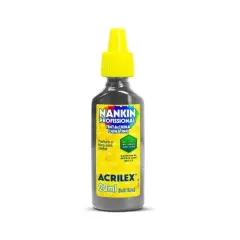 Tinta China Plateado 20 Ml Acrilex