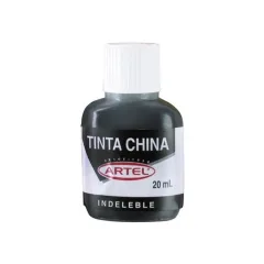 Tinta China Negro 20 Ml Artel