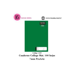 Cuaderno College Calig. Horizontal 80 Hojas Auca