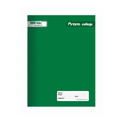Cuaderno College Liso M5 100 Hojas Torre