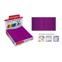 Forro Universitario Morado Marbel