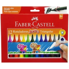 Marcador 12 Col. Jumbo Faber Castell