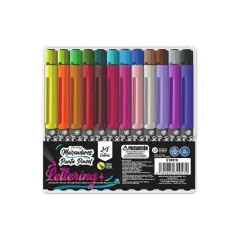 Marcador 24 Col. Lettering Lavoro
