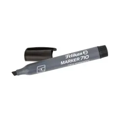 Marcador Negro Permanente Punta Biselada Pelikan