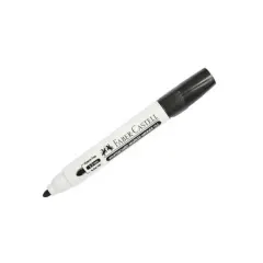 Marcador Negro Pizarra Punta Redonda Faber Castell