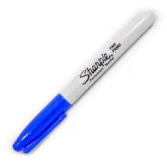 Marcador Azul Multiuso Punta Fina Sharpie