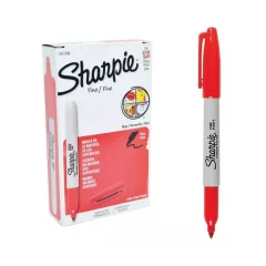 Marcador Rojo Punta Fina Multiuso Sharpie