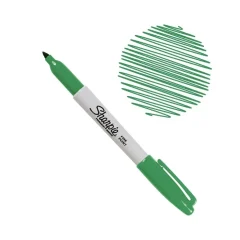 Marcador Verde Multiuso Punta Fina Sharpie