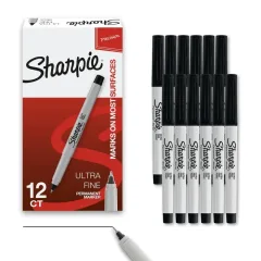 Marcador Negro Ultra Fino Sharpie